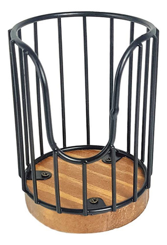 5 Cesta Con Soporte Para Filtro De Café, Funda De Hierro