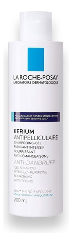 Shampoo La Roche-Posay Kerium en botella de 200mL por 1 unidad