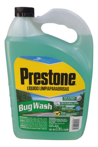 Agua Limpia Parabrisas Prestone 3.78l (llegar Y Aplicar)