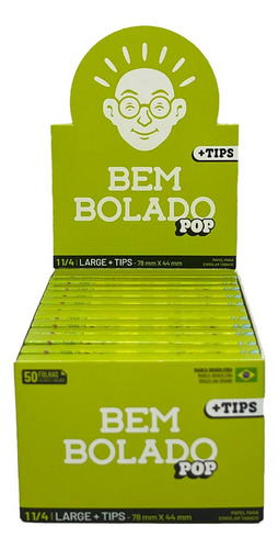 Caixa Seda Bem Bolado Pop Mini Size + Piteira