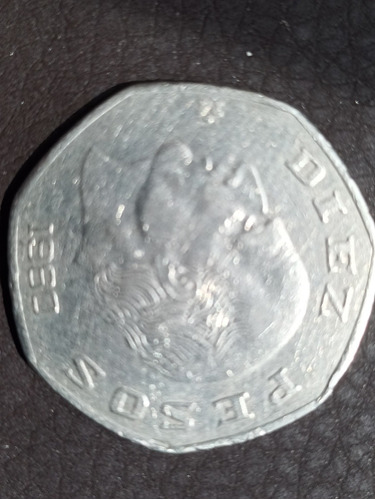 Moneda Antigua De 10 Pesos De Estados Unidos Mexicanos 1976