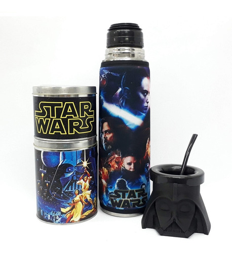 Mate Darth Vader  3d + Termo + Azucarero + Yerbero-