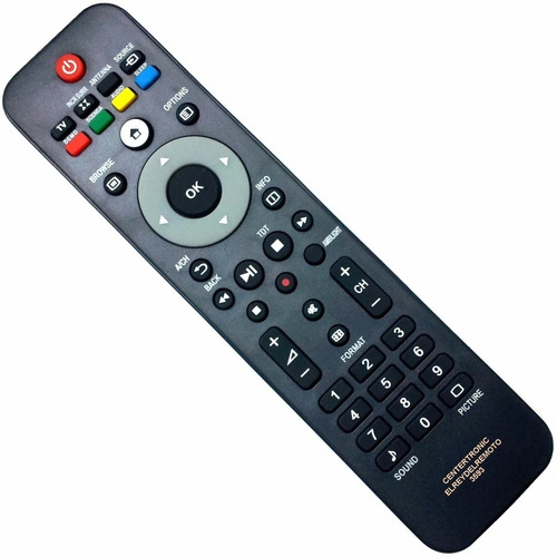 Control Remoto Tv 32pfl3605/77 Para Philips Lcd Tv