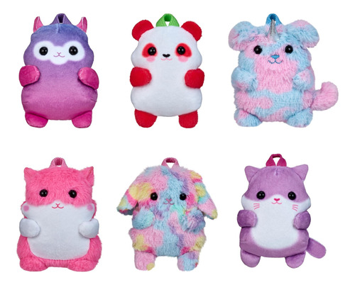 Real Littles - Mochilas Para Mascotas De Peluche. Suave, Es.