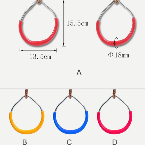 4 Paquete De 2-6 Anillos De Columpio Para El 15,5x13,5cm