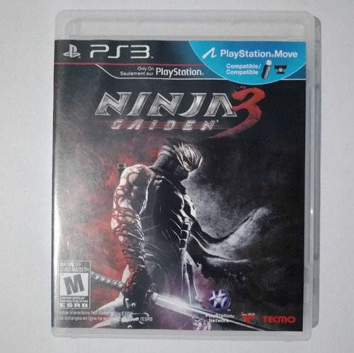 Ninja Gaiden 3 Ps3 Original - Mídia Física Com Manual