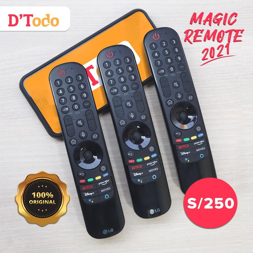 Imagen 4 de 8 de Magic Remote LG Mr21 Para Tv LG 2019,2020, 2021 Con Nfc