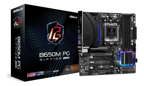 Placa-mãe Asrock B650m Pg Riptide Wifi Amd Socket Am5