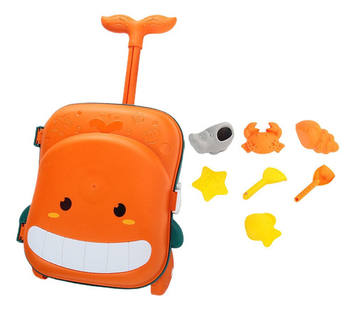 Juguete De Playa Para Niños, Cubierta De Carrito, Naranja
