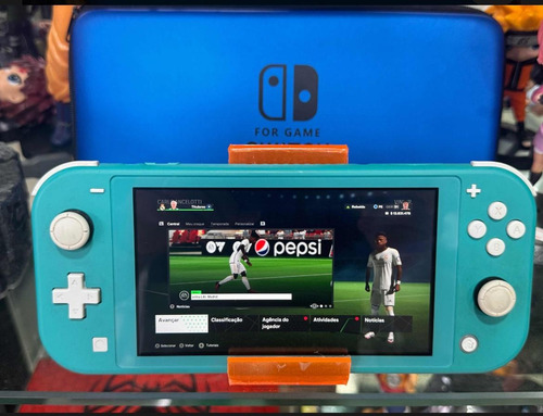 Nintendo Switch Lite Com Fonte Original (usado) Garantia Azul-turquesa (Usado)