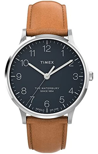 Timex Reloj Waterbury Classic Con Correa De Cuero De 1.575