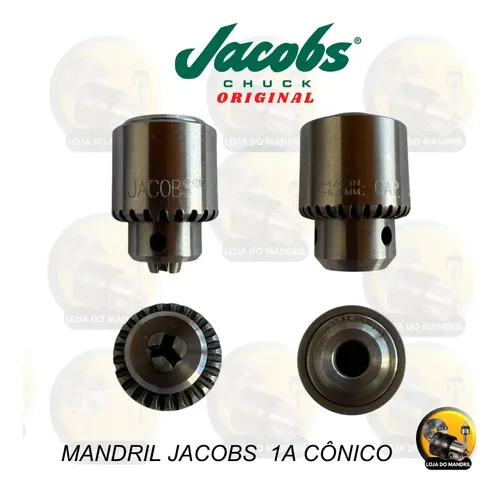 Mandril Pesado Jacobs Original 1a Cone J1 Chave K1 | MercadoLivre