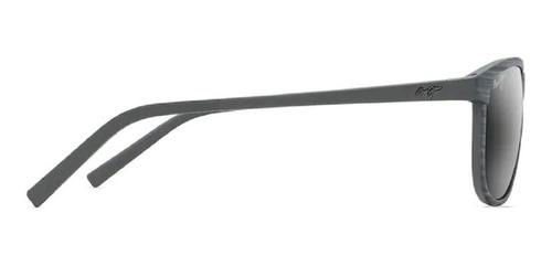 Imagen 3 de 3 de Lentes De Sol Maui Jim Dragon's Teeth Rayas Grises 811-11d