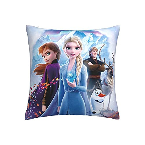 Funda De Almohada Frozen Sisters Niños, Sofá, Cojín,...