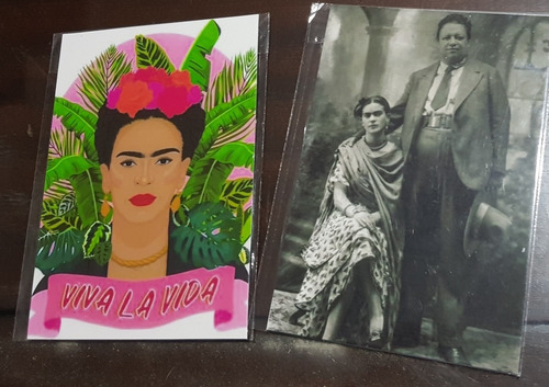 Frida Khalo Imanes Para Heladera X 2 Und Tam 13 X 9 N 1