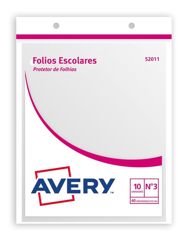 Folio Escolar Avery Nº3 X10 Folios