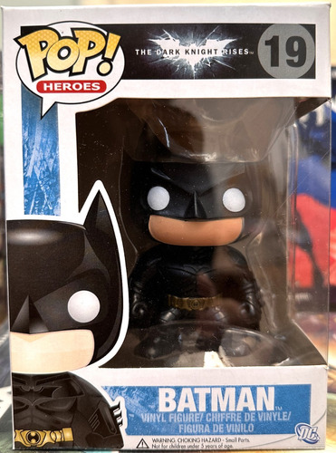 Funko Pop! Dc #19 Batma  + Protector De Acetato