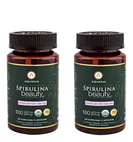 Spirulina Beauty 360 Tabletas Orgánicas