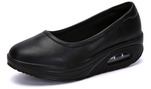 Mocasines Casuales Mujer Cuero Caminar Calzado 2989