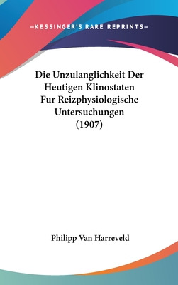 Libro Die Unzulanglichkeit Der Heutigen Klinostaten Fur R...
