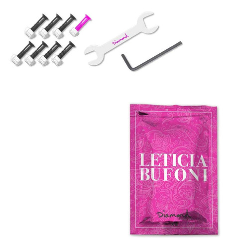 Diamond Supply Co  Leticia Bufoni Pro  Tornillo 7 8  (rosa)