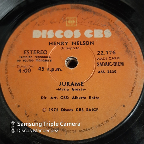 Simple Henry Nelson Discos Cbs C19