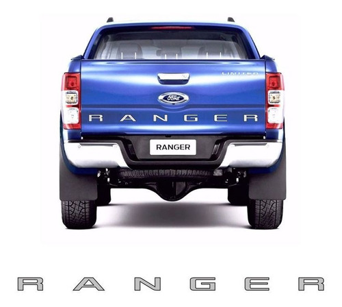 Adesivo Ranger Tampa Traseira Ranger 2013 A 2017 Cor PADRÃO