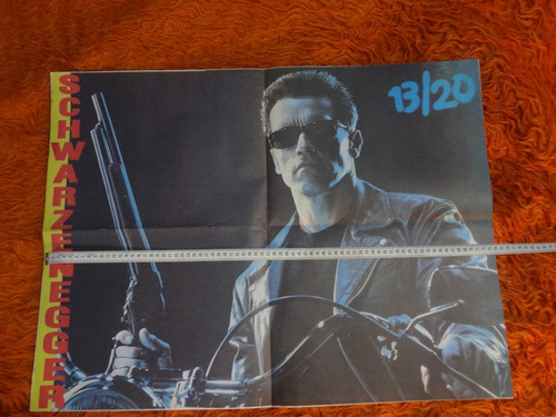 Schwarzenegger Terminator Andre Agassi Super Ratones Poster