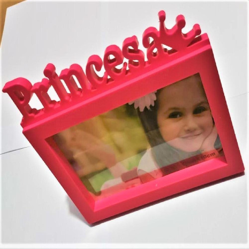 Imagen 3 de 3 de Porta Retrato Foto Niño Bebe Princesa Cumpleaños - 10x15cm