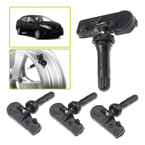 4pz Sensor Tpms Presion Llanta For Ford Fiesta Ford Flex