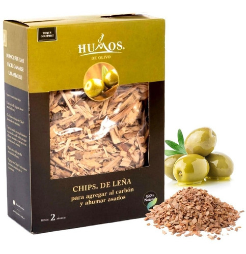 Imagen 4 de 10 de Set X4 Chips Astillas Ahumar 500g + Pastillas Iniciadoras