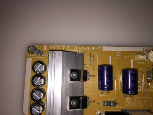 Placa Fuente Smart Tv Led Samsung Un55ku6000g, Impecable!