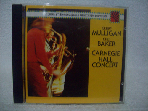 Cd Gerry Mulligan & Chet Baker- Carnegie Hall Concert- Globo