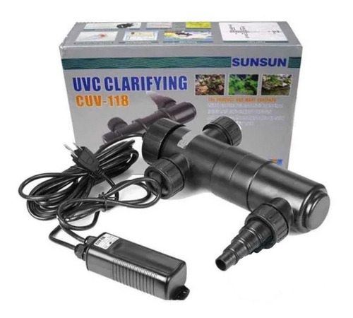 Filtro Uv Sunsun Cuv-118 18w 20000l Aquários Lagos 220V