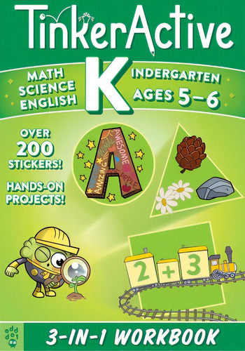Tinkeractive Workbooks: Kindergarten Bind-up: Math, Science, English Language Arts, De Butler, Megan Hewes. Editorial Odd Dot, Tapa Blanda En Inglés