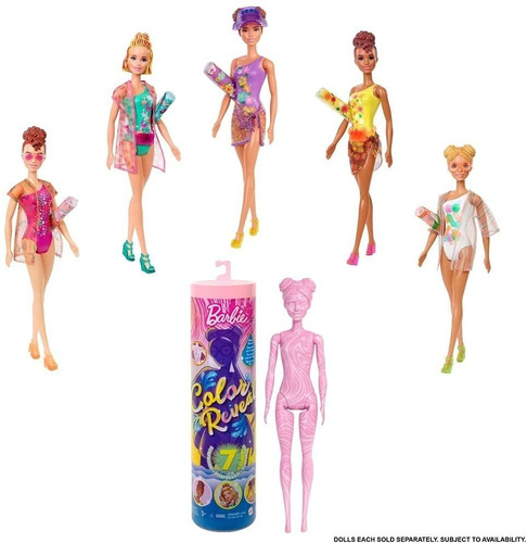 Muñeca Barbie Color Reveal 7 Sorpresas Mattel Modelo 2021