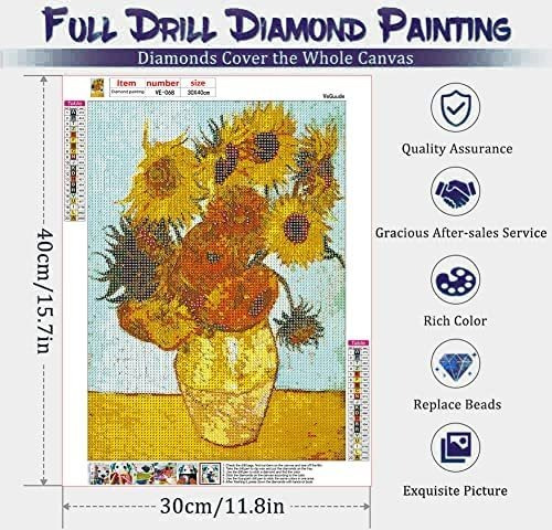 Imagen 2 de 8 de Pintura De Diamantes 5d Diseño Van Gohg