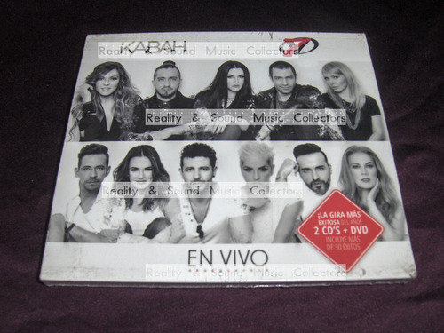 Kabah Ov7 En Vivo 2 Cds + Dvd Original De Coleccion