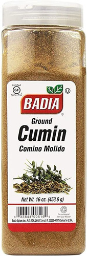 Badia Spices Inc Especias, Comino Molido De Semillas, De 16 