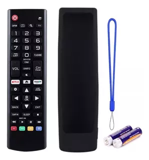 Control Original Para LG Smart Tv Akb75675307 + Funda + Pila