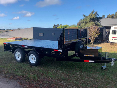 Imagen 11 de 17 de Trailer Para Pallet O Cajones 3.500kg Doble Eje Nuevos