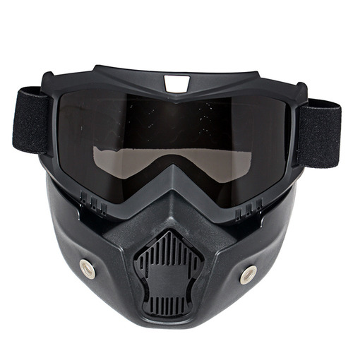 Mascara Careta Modular Moto Racer Casco Open Face Motocross