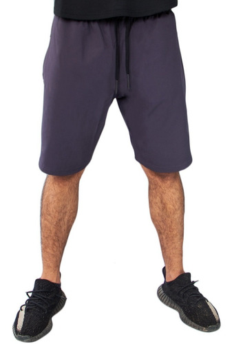 Short Hombre Resles Slim Fit C/cierres Deportivo Gimnasio