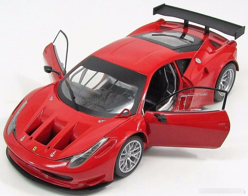 Ferrari 458 Italia Gt2 Red Hotwheels, 1:18, Rojo, Nuevo!!!