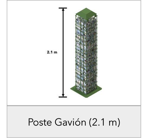 Poste Gavión (2.1 M)