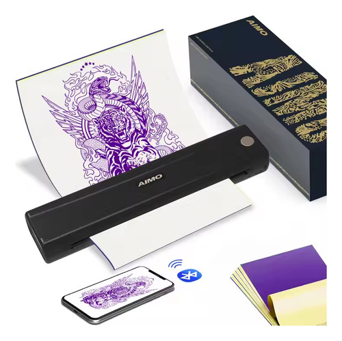 Impressora Aimo Tatuagem Bluetooth Windows Ios Android