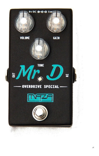 Pedal De Efecto Overdrive Mazafx Mr.d Ods Guitarra Eléctrica