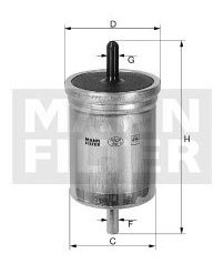 Filtro De Combustible Wk 718/1