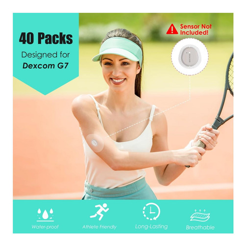 Yoshares Dexcom G7 Adhesive Patches (40 Unidades) -protecció