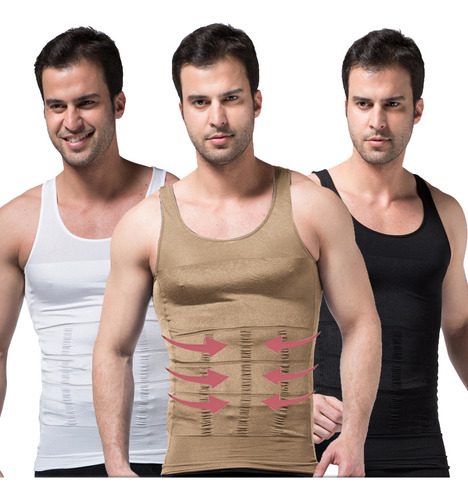 Camisas De Compresión Para Hombre Shapewear Chaleco Cuerpo